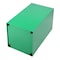 Alpine Industries Square Recycling Gin, 29 Gallons, Green Can, Square Opening Lid ALP4450-KIT-GRN-S - alternate 7